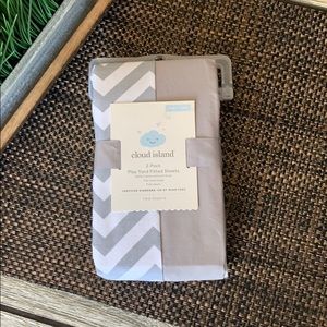 Cloud island - 2 pack play yard fitted sheets